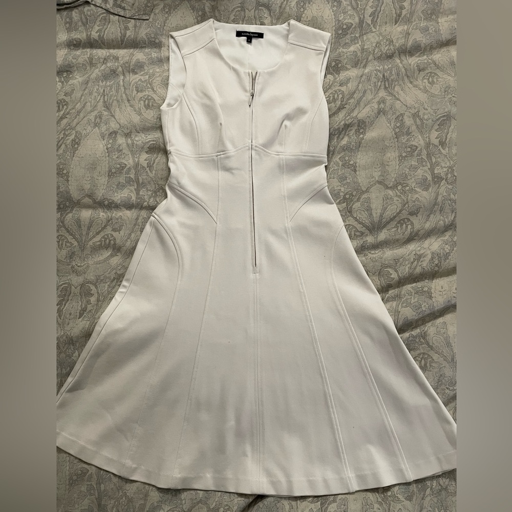 Nanette Lepore White skater dress in EUC condition.